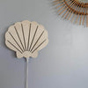 Wooden children’s room wall lamp | Shell - toddie.com