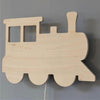 Load image into Gallery viewer, Wooden children’s room wall lamp | Train - Locomotive - toddie.com