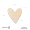 Load image into Gallery viewer, Wooden wall hooks children&#39;s room | Cloud and heart - natural