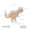 Wooden children’s room wall lamp | Tyrannosaurus - toddie.com