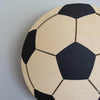 Load image into Gallery viewer, Wooden children’s room wall lamp | Football - toddie.com