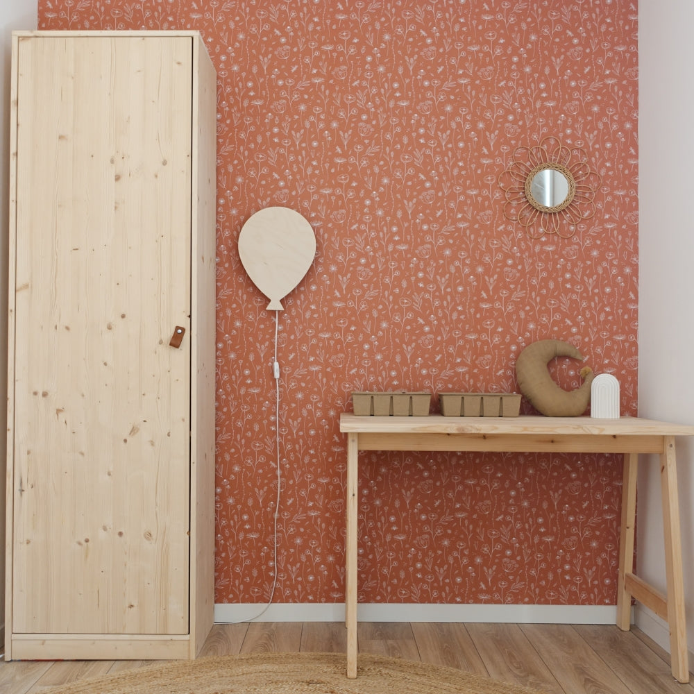 Wooden children’s room wall lamp | Balloon - toddie.com