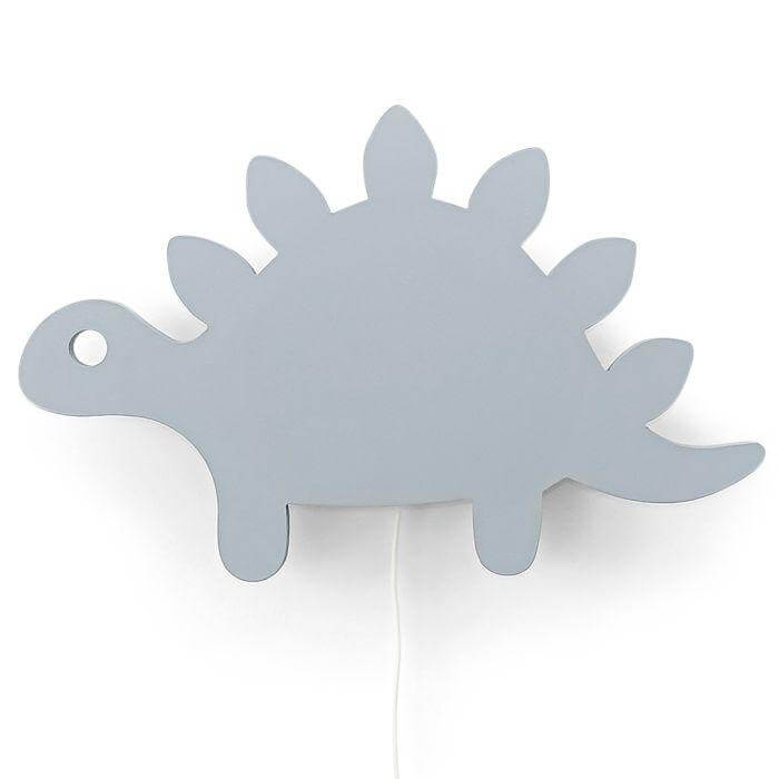 Wooden children’s room wall lamp | Stegosaurus - toddie.com