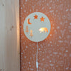 Wooden children’s room wall lamp | Forest animals - toddie.com