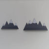 Load image into Gallery viewer, X-Large wooden mountains wall shelf | Mountain - toddie.com