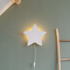 Wooden children’s room wall lamp | Star - white - toddie.com