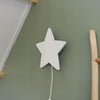 Load image into Gallery viewer, Wooden children’s room wall lamp | Star - white - toddie.com