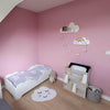 X-Large white, wooden children’s room cloud wall shelf | Cloud - toddie.com