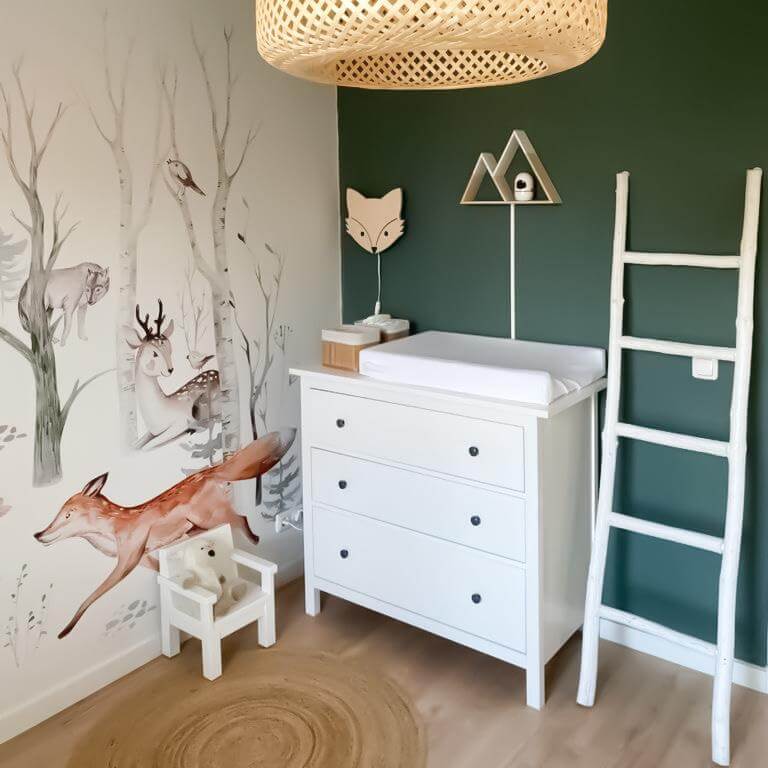 Wooden children’s room wall lamp | Fox - toddie.com